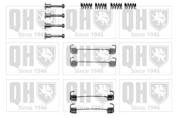 QUINTON HAZELL Accessory kit brake shoes BMW 3 Convertible (E30) new BFK367
