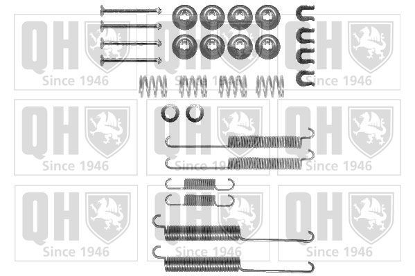 QUINTON HAZELL BFK413 Accessory kit, brake shoes MITSUBISHI L 400 1994 in original quality