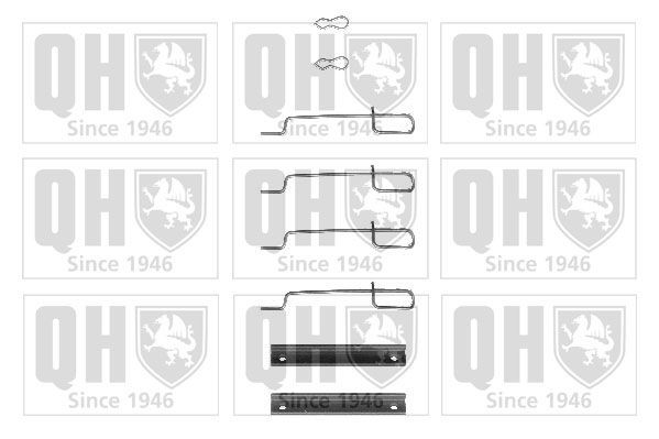 QUINTON HAZELL BFK746 Accessory Kit, disc brake pads