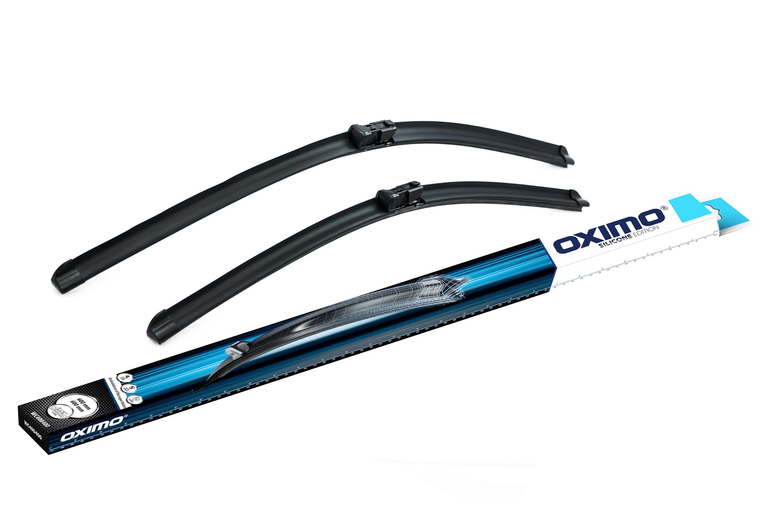 OXIMO WC400400 Wiper blade 600 mm Front, Flat wiper blade