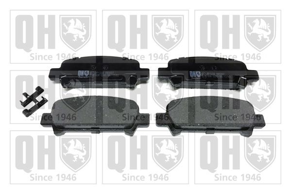 QUINTON HAZELL BP1233 Brake pad set with acoustic wear warning