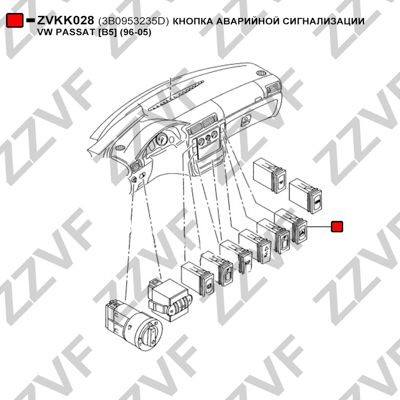 ZVKK028 Hazard Light Switch ZZVF ZVKK028 review and test