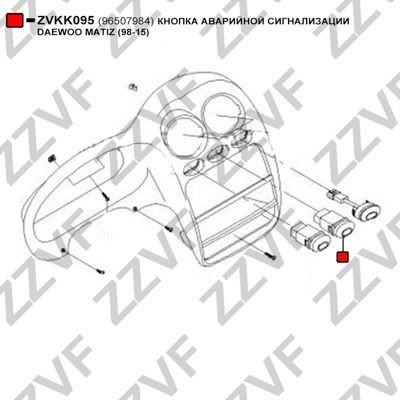 ZVKK095 Hazard Light Switch ZZVF ZVKK095 review and test