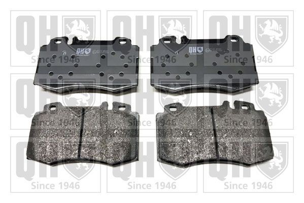 QUINTON HAZELL BP1297 Brake pad set prepared for wear indicator, with anti-squeak plate