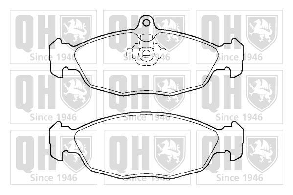 21275 QUINTON HAZELL BP1385 Rubber strip, exhaust system OPEL Astra F Classic CC (T92) 1.4 i 60 hp Petrol 1999 price