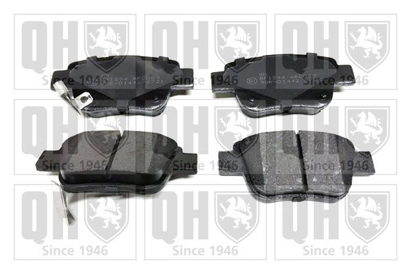23620 QUINTON HAZELL with acoustic wear warning Height: 46,1mm, Width: 102mm, Thickness: 16,7mm Brake pads BP1394 buy