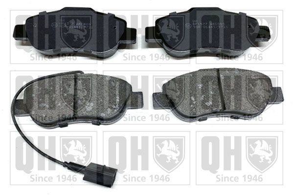 24072 QUINTON HAZELL incl. wear warning contact Height: 51,1mm, Width: 123mm, Thickness: 17,8mm Brake pads BP1577 buy