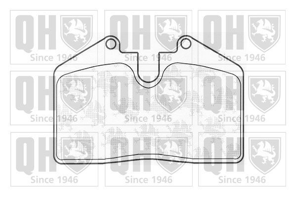 20877 QUINTON HAZELL prepared for wear indicator Height: 65,5mm, Width: 98mm, Thickness: 18,2mm Brake pads BP849 buy