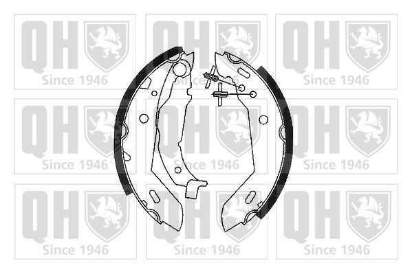 QUINTON HAZELL BS1043 Brake Shoe Set 4242K5