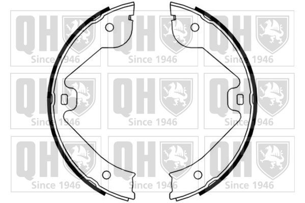 QUINTON HAZELL BS1165 Brake Shoe Set SFS000051