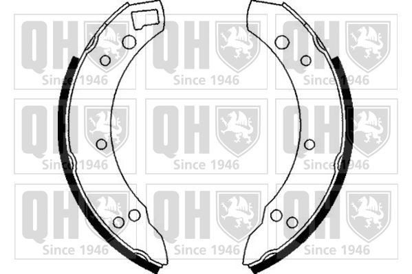 QUINTON HAZELL BS506 Brake Shoe Set GBS536