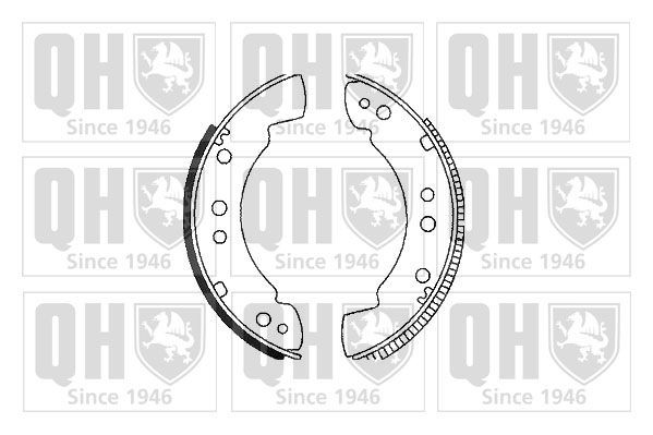 QUINTON HAZELL BS531 Brake Shoe Set 1485611