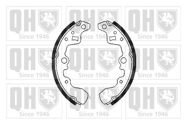 QUINTON HAZELL BS930 Brake Shoe Set 53200-81A11-000