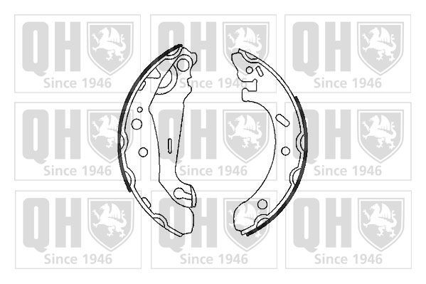 QUINTON HAZELL BS934 Brake Shoe Set 4241 N9