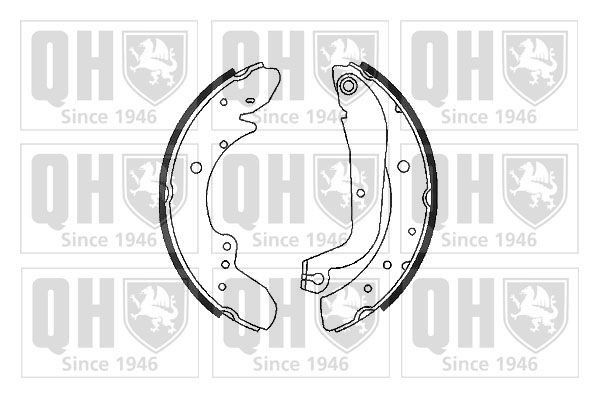 QUINTON HAZELL Brake shoes rear and front Renault Trafic Van new BS956