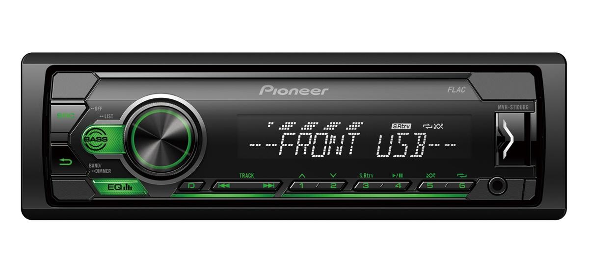 MVH-S110UBG PIONEER MVH-S110UBG AUX-in, RDS tuner, USB, 1 DIN, Android, AOA 2.0, 12V, FLAC, MP3, WAV, WMA Putere: 4x50W Player auto MVH-S110UBG cumpără costuri reduse