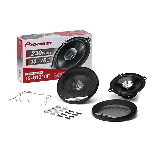 Skoda Felicia Front Speaker Boxes Pioneer TS-G1310F 13 cm Double Cone 130 mm Car Installation Kit 