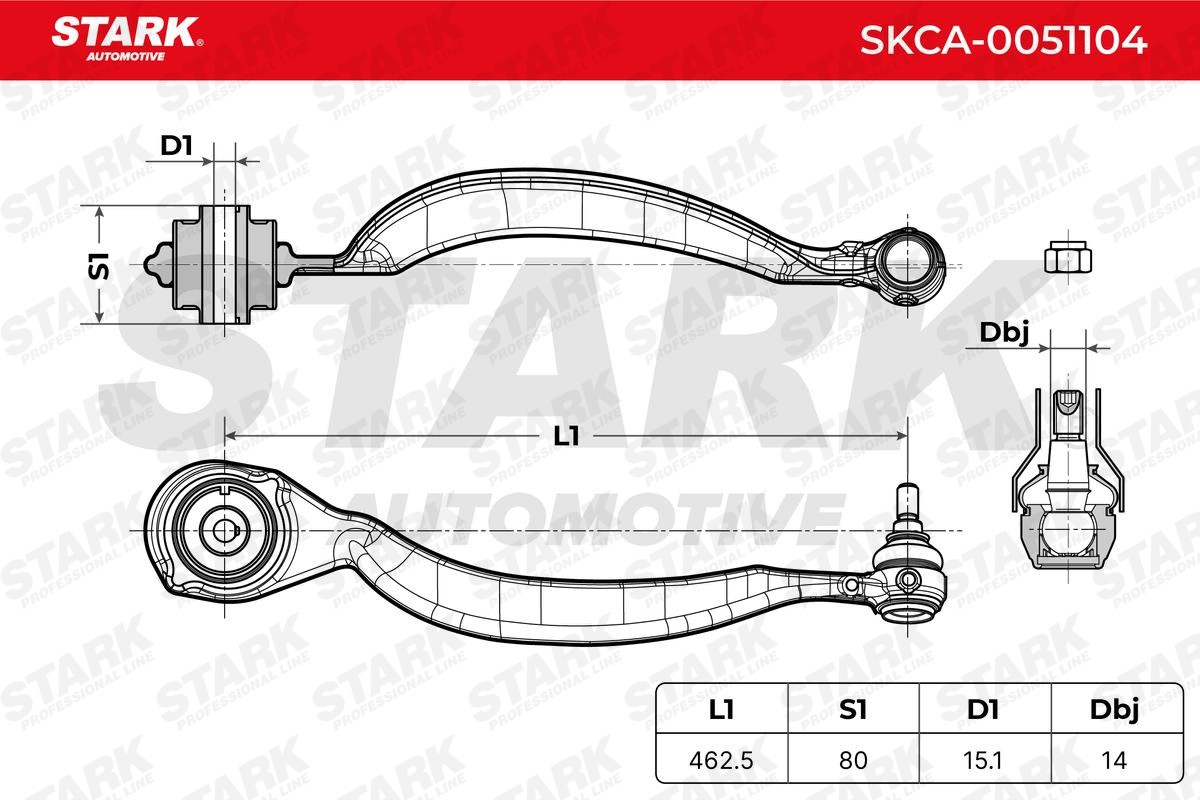 OEM-quality STARK SKCA-0051104 Suspension control arm