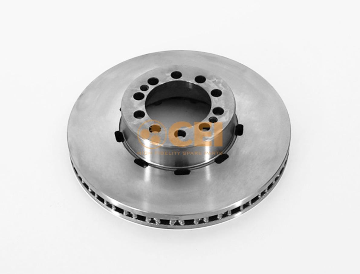 CEI Front Axle, 330x34mm, 10x118, internally vented Ø: 330mm, Num. of holes: 10, Brake Disc Thickness: 34mm Brake rotor 215.086 buy