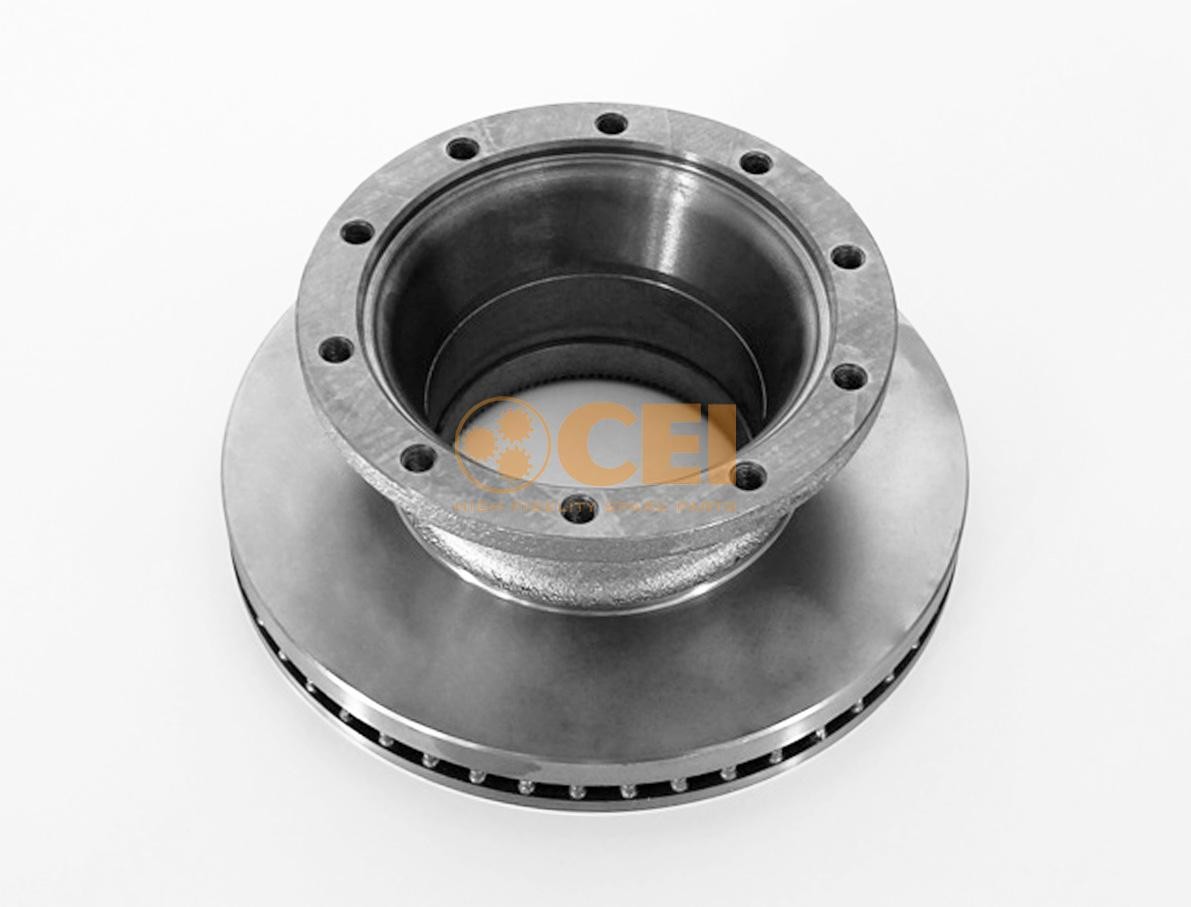 CEI Front Axle, 378x45mm, 10x250, internally vented Ø: 378mm, Num. of holes: 10, Brake Disc Thickness: 45mm Brake rotor 215.112 buy