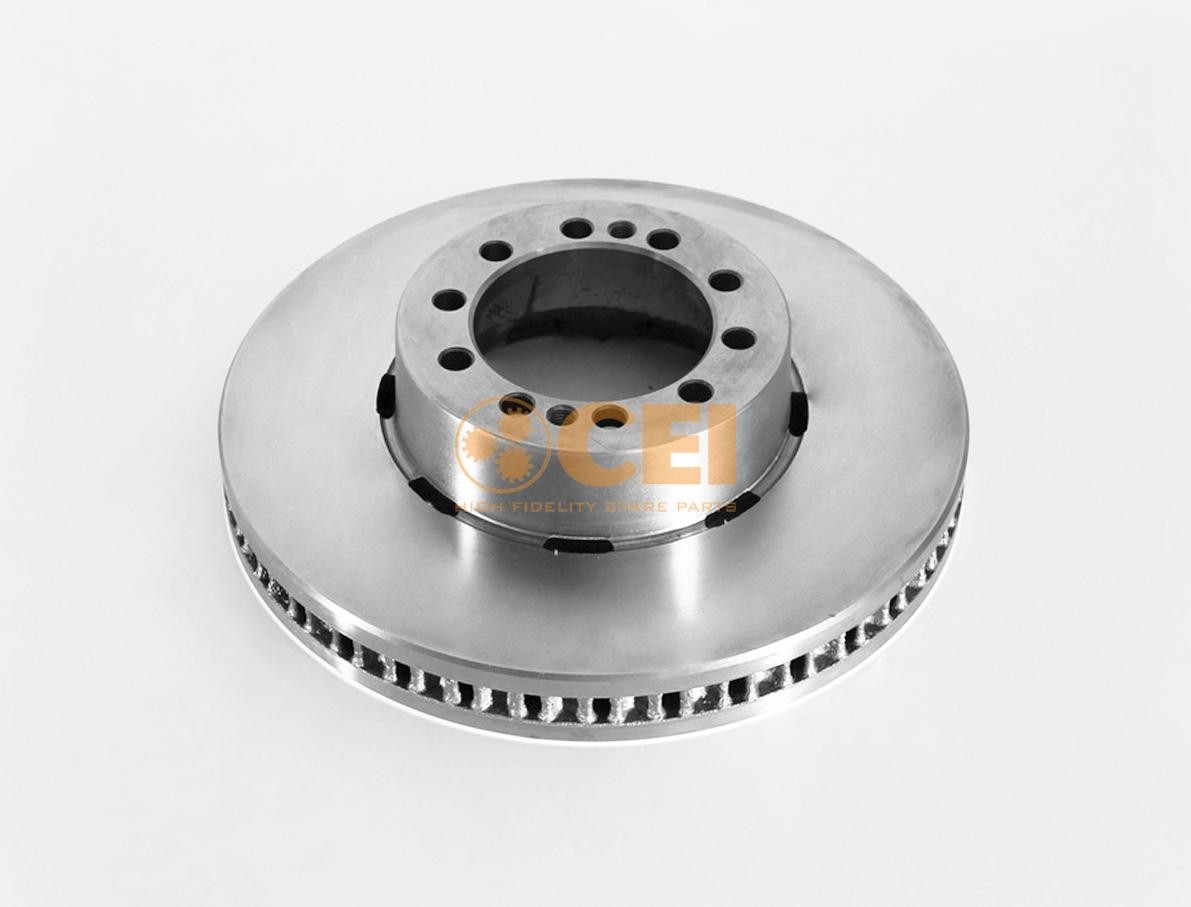 CEI Front Axle, 375x45mm, 10x144, internally vented Ø: 375mm, Num. of holes: 10, Brake Disc Thickness: 45mm Brake rotor 215.085 buy