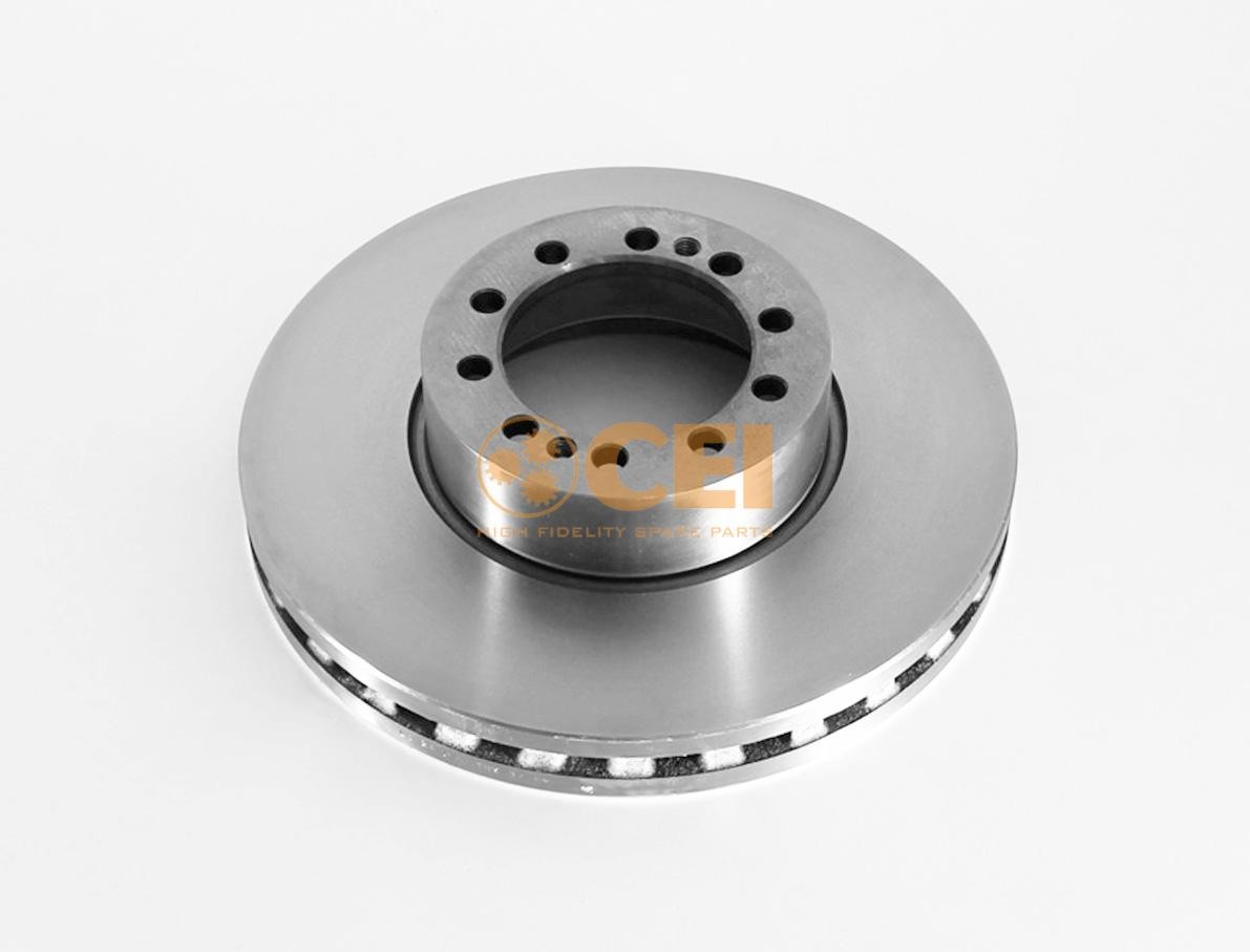 CEI Front Axle, 375x45mm, 10x144, internally vented Ø: 375mm, Num. of holes: 10, Brake Disc Thickness: 45mm Brake rotor 215.097 buy