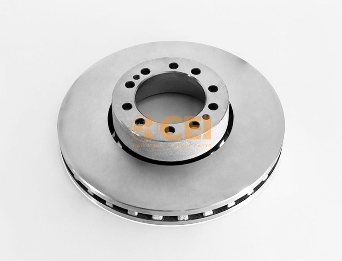 CEI Front Axle, 434x45mm, 10x165, internally vented Ø: 434mm, Num. of holes: 10, Brake Disc Thickness: 45mm Brake rotor 215.053 buy