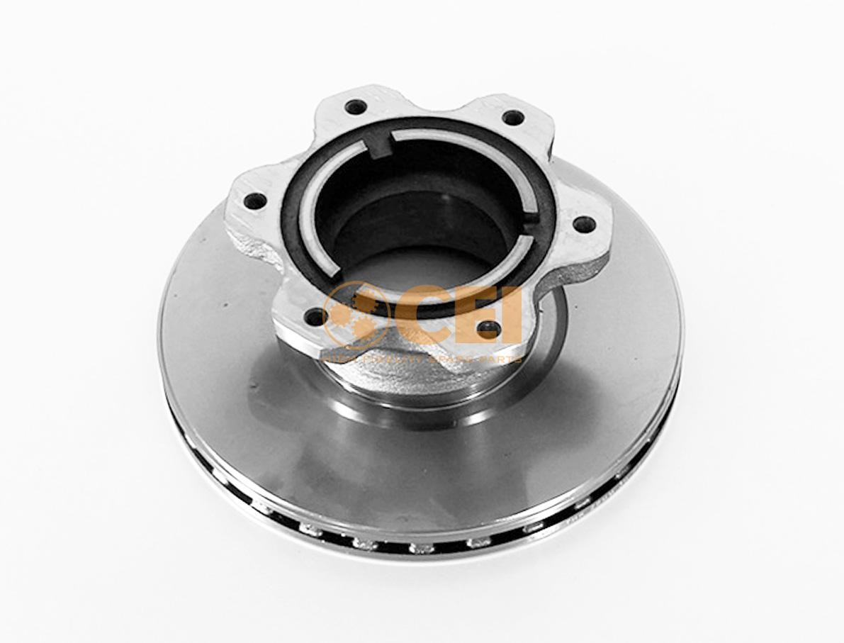 CEI Front Axle, 324x30mm, 6x192, internally vented Ø: 324mm, Num. of holes: 6, Brake Disc Thickness: 30mm Brake rotor 215.075 buy