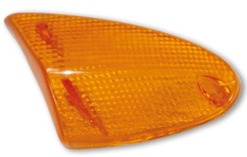 APRILIA LEONARDO Lichtscheibe, Blinkleuchte vorne rechts, orange VICMA 6880