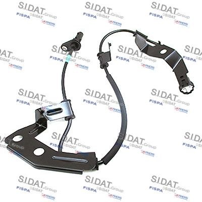 SIDAT Rear Axle Left, 2-pin connector, 670mm, 28mm, black, oval Total Length: 670mm, Number of pins: 2-pin connector Sensor, wheel speed 84.1484 buy