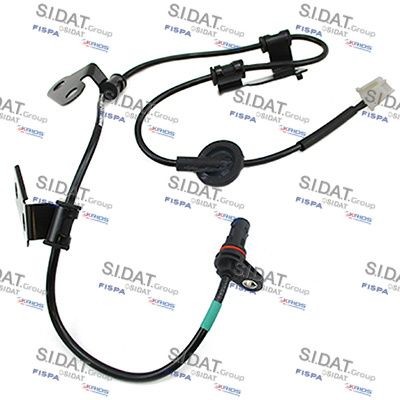SIDAT 84.1486 ABS sensor Rear Axle Left, Active sensor, 2-pin connector, 860mm, 28mm, white