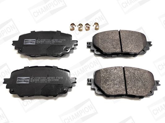 Great value for money - CHAMPION Brake pad set 573677CH