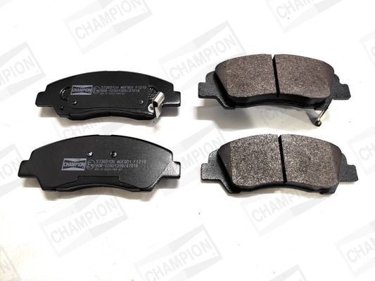 CHAMPION Height 1: 50,5mm, Thickness: 16,6, 17mm Brake pads 573691CH buy