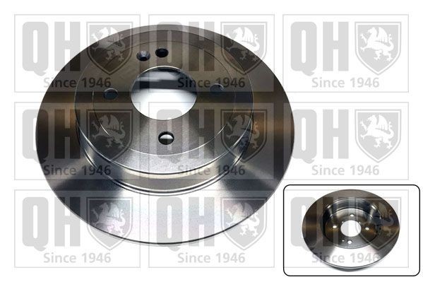 QUINTON HAZELL 262x10mm, 4x100, solid Ø: 262mm, Num. of holes: 4, Brake Disc Thickness: 10mm Brake rotor BDC6110 buy
