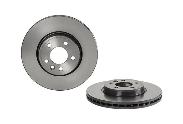 BREMBO 332x30mm, 5, internally vented, Coated, High-carbon Ø: 332mm, Num. of holes: 5, Brake Disc Thickness: 30mm Brake rotor 09.C636.11 buy