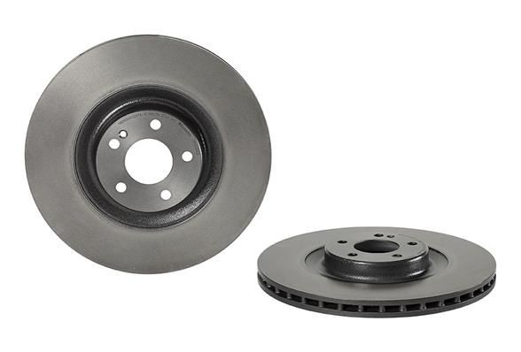 BREMBO 360x26mm, 5, internally vented, two-part brake disc, coated, High-carbon Ø: 360mm, Num. of holes: 5, Brake Disc Thickness: 26mm Brake rotor 09.D532.13 buy