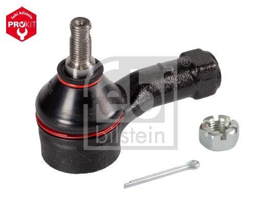 FEBI BILSTEIN 106707 Track rod end Front Axle Left, with crown nut