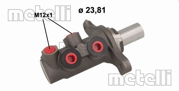 METELLI D1: 23,81 mm, Aluminium Master cylinder 05-1136 buy