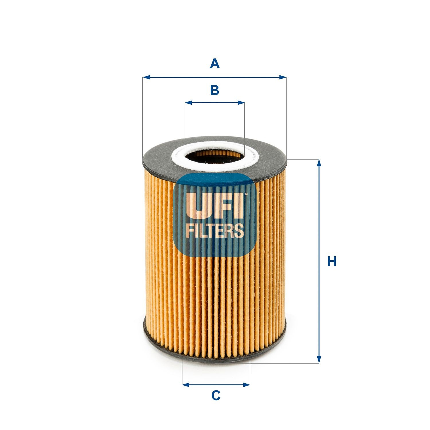 UFI 25.210.00 Oil filter Filter Insert