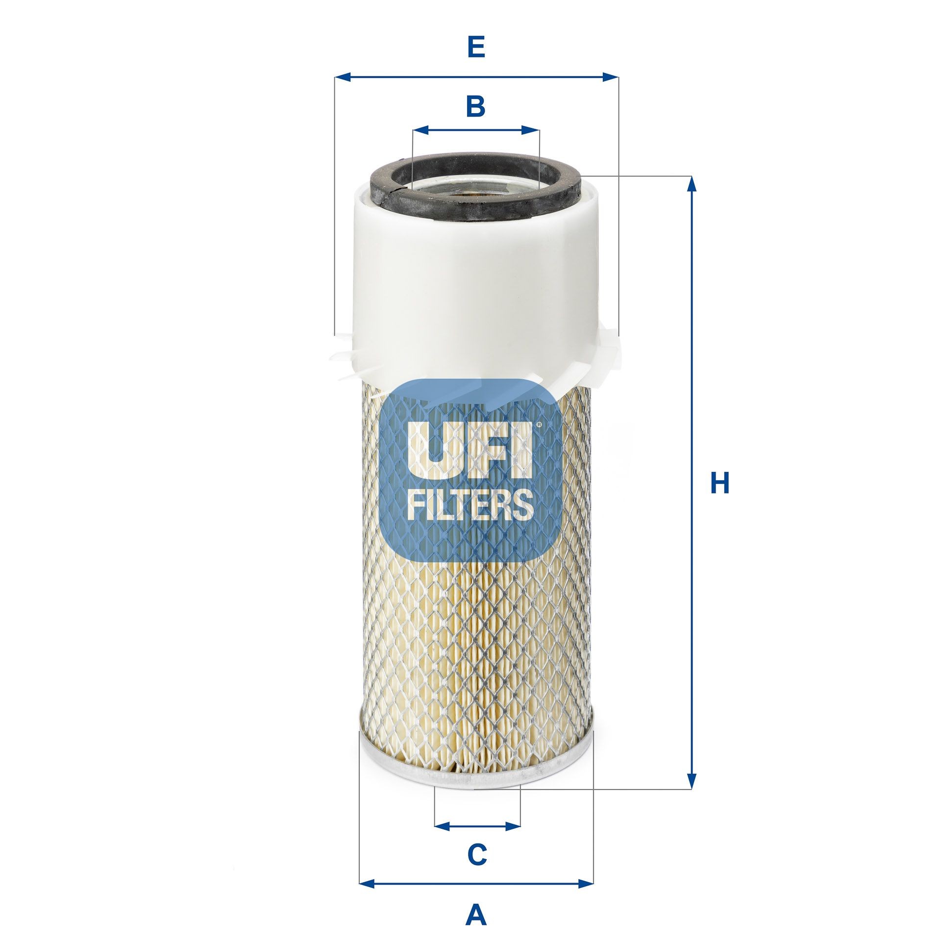UFI 27.B36.00 Air filter 454mm, 303mm, Filter Insert