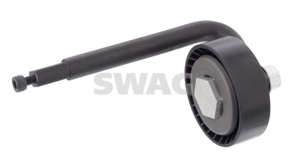 SWAG 20106365 Belt tensioner, v-ribbed belt BMW 5 Saloon (E60) 525 d 163 hp Diesel 2010