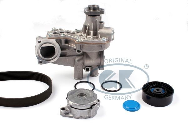 GK K980151L Water Pump + V-Ribbed Belt Kit SEAT experience and price