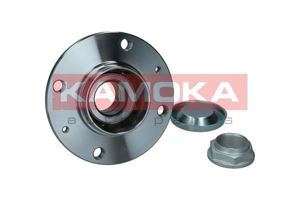 KAMOKA 5500156 Wheel bearing kit Rear Axle, with integrated ABS sensor