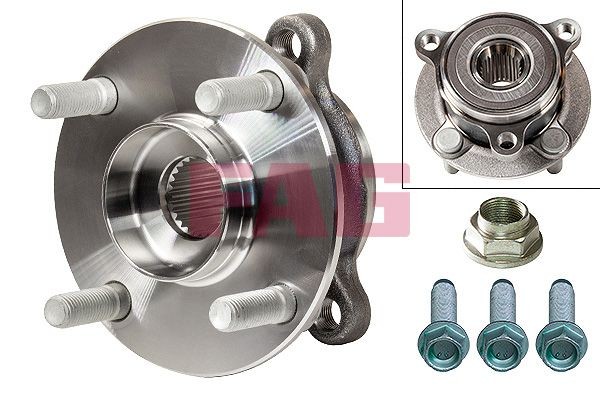 713 6159 40 FAG Wheel bearings MAZDA Photo corresponds to scope of supply, 121,9, 79,9 mm