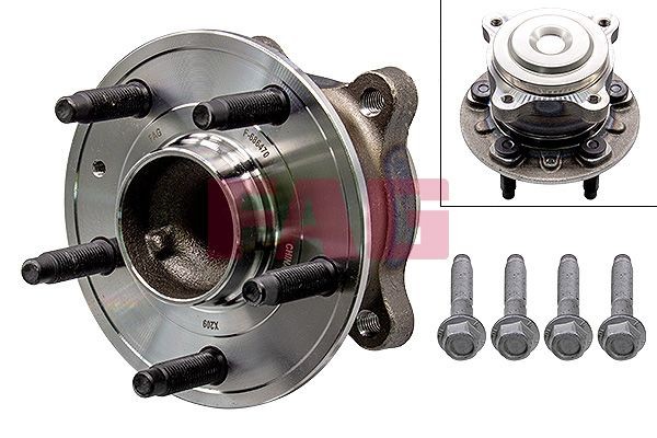 FAG 713 6452 10 Wheel bearing kit Photo corresponds to scope of supply, 136, 83,1 mm