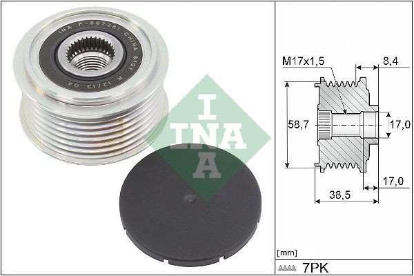 INA Width: 38,5mm, Requires special tools for mounting Alternator Freewheel Clutch 535 0318 10 buy