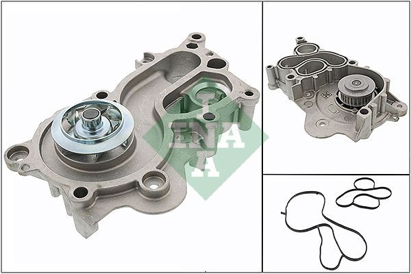 INA 538 0746 10 Water pump with seal, without housing, for tooth belt accessory drive