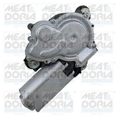 Windscreen washer motor MEAT & DORIA 12V, Rear - 27337