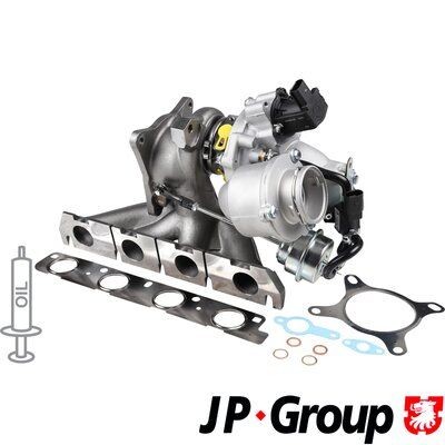JP GROUP 1117408100 Turbocharger Exhaust Turbocharger, Incl. Gasket Set
