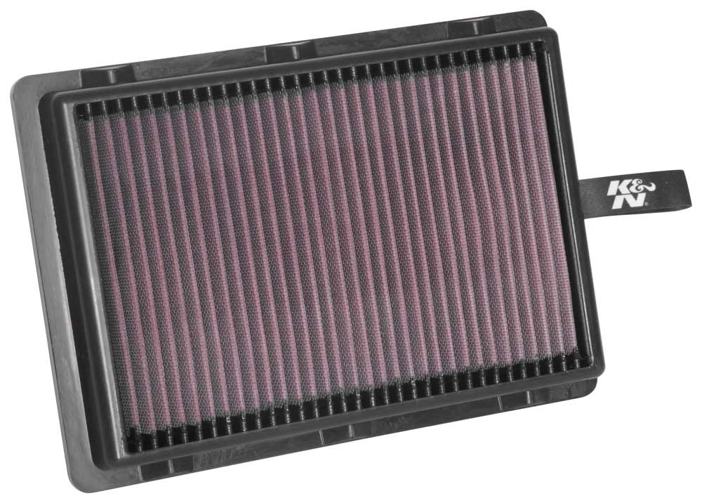 K&N Filters 33-5046 Air filter 37mm, 200mm, 283mm, Square, Long-life Filter